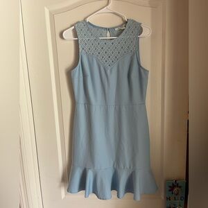 Cute Blue Body Hugging Cocktail Dress